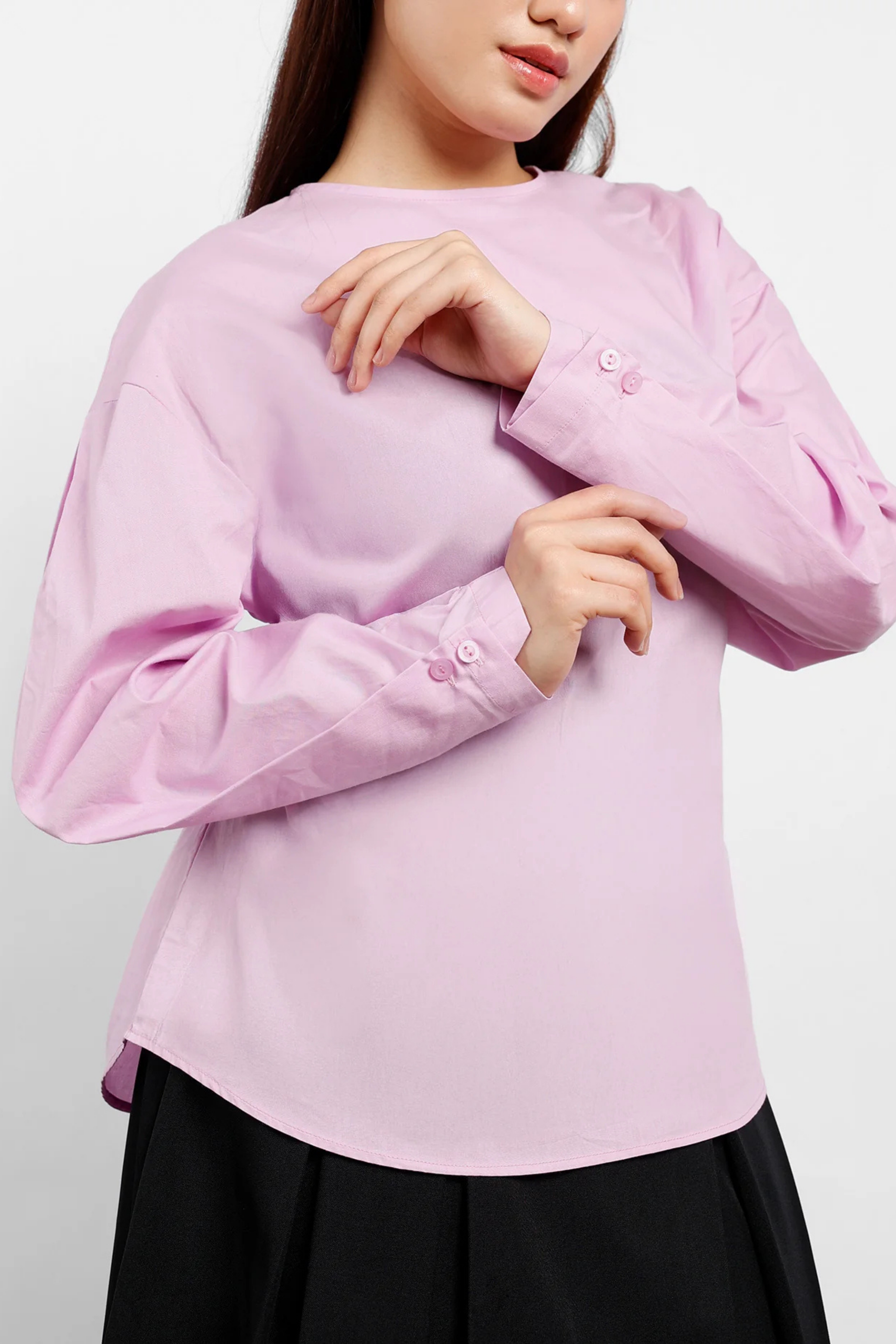 THENBLANK | Cloud Blouse Pink