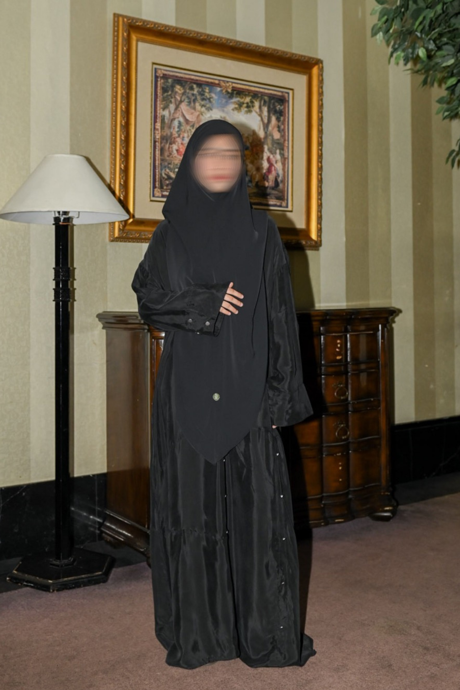 Itsar | Shannum Black Abaya