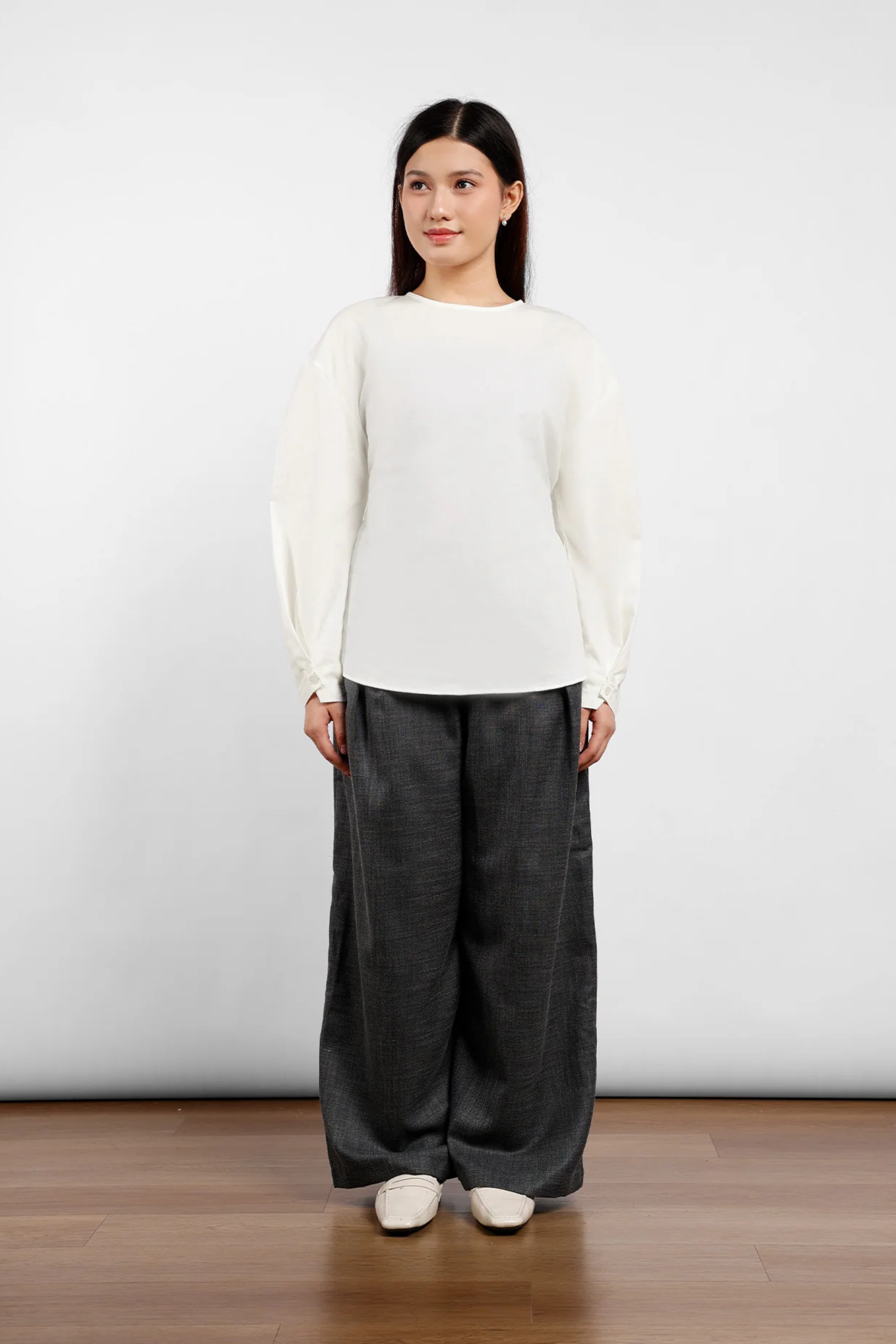 THENBLANK | Cloud Blouse Off-white