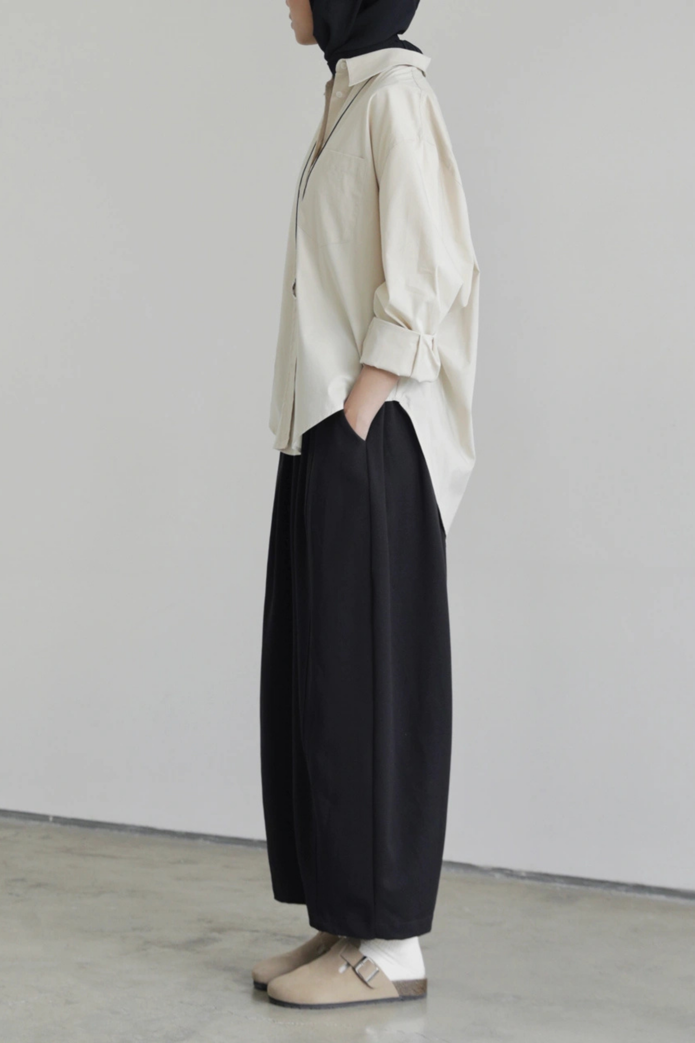 Sabamodest | Barrel Pants Tokyo Black