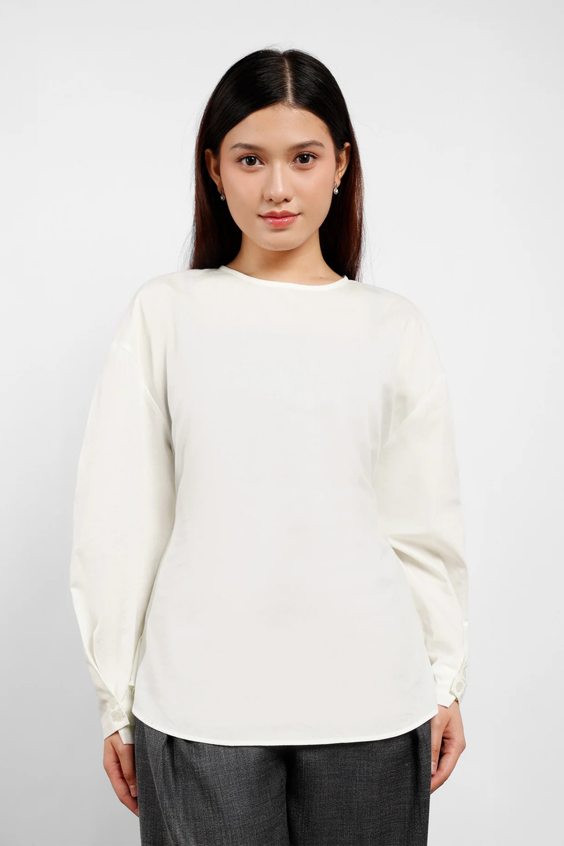 THENBLANK | Cloud Blouse Off-white