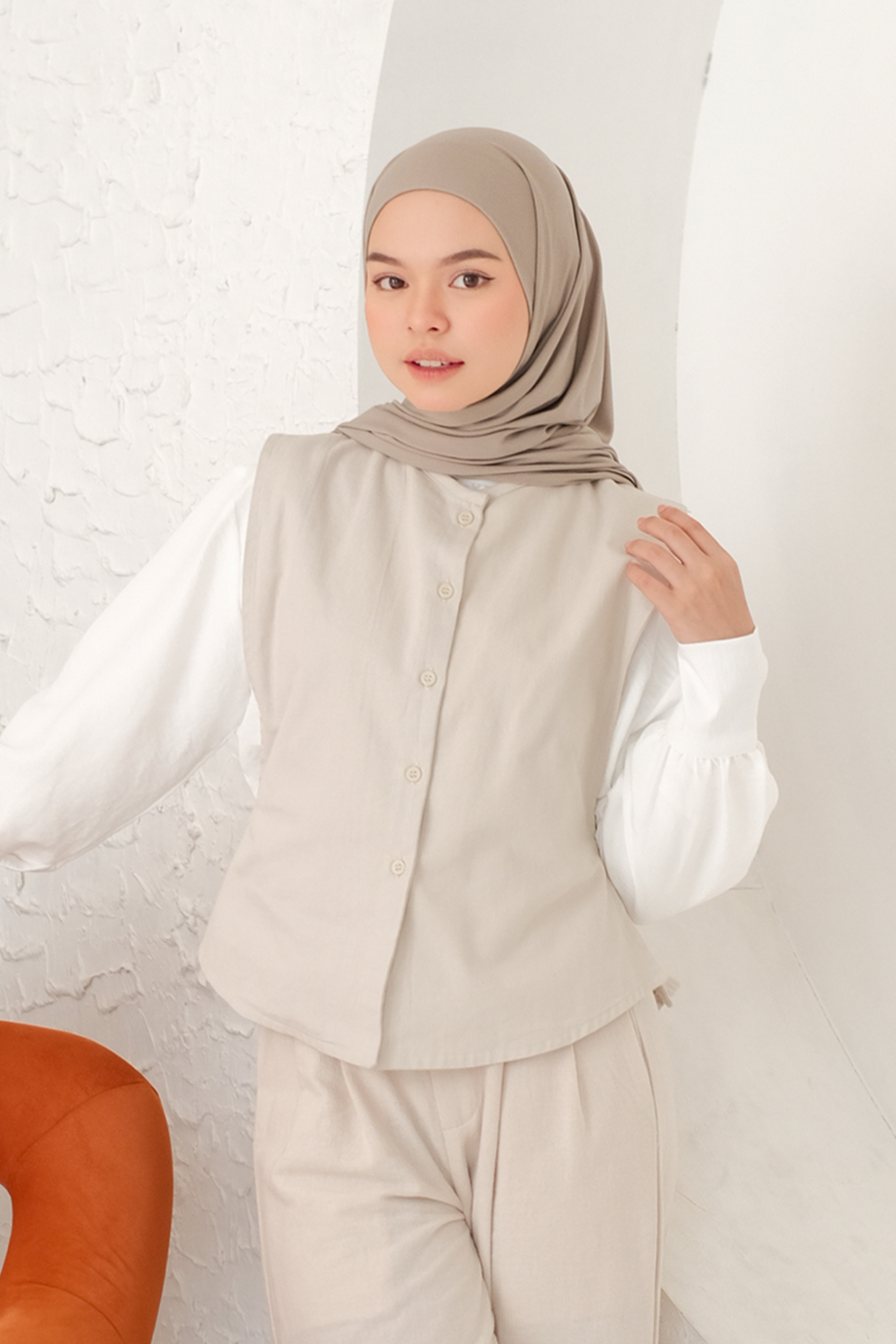 Yeppushop | Kirana Jersey Instant Scarf