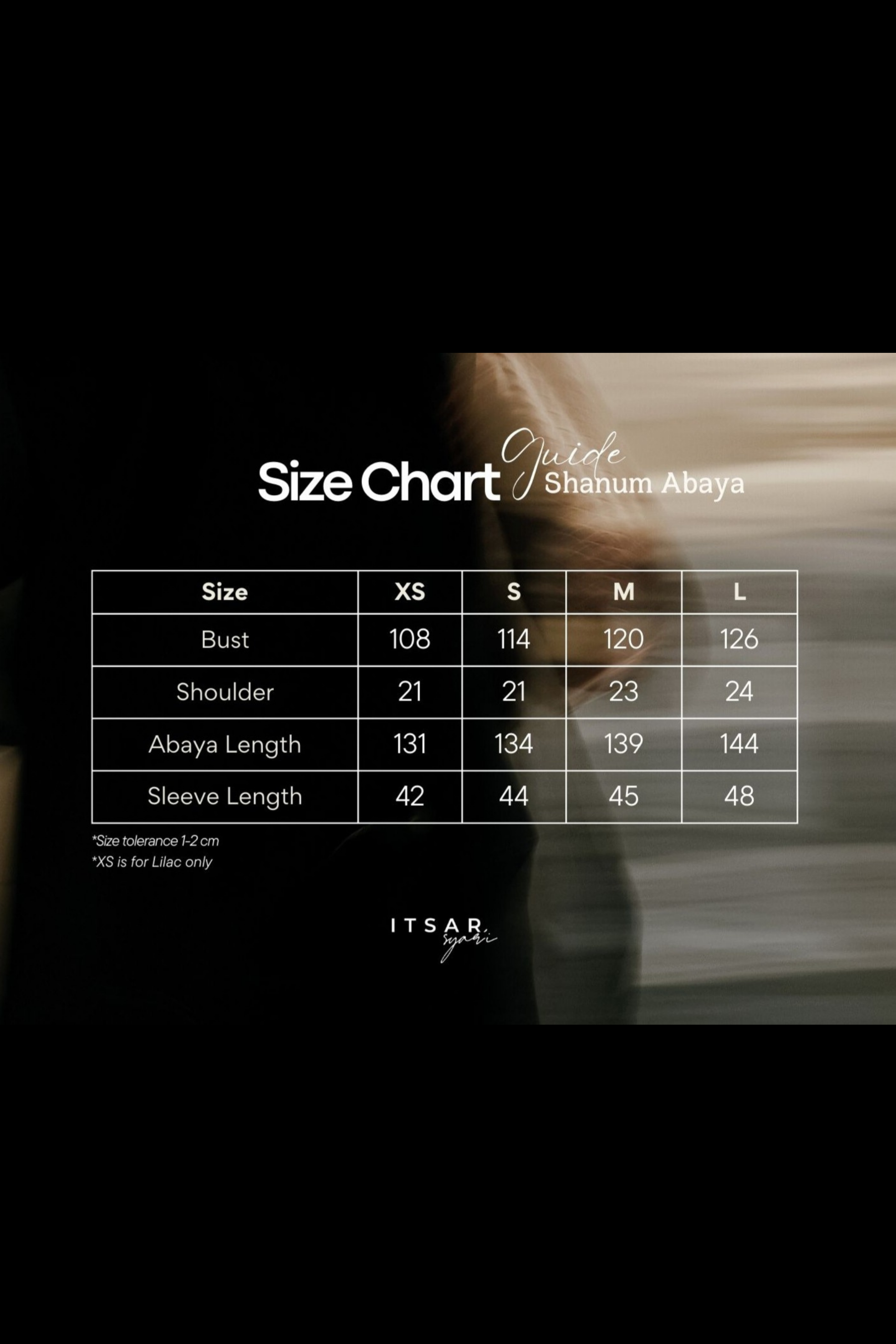 Itsar | Shannum Ivory Abaya