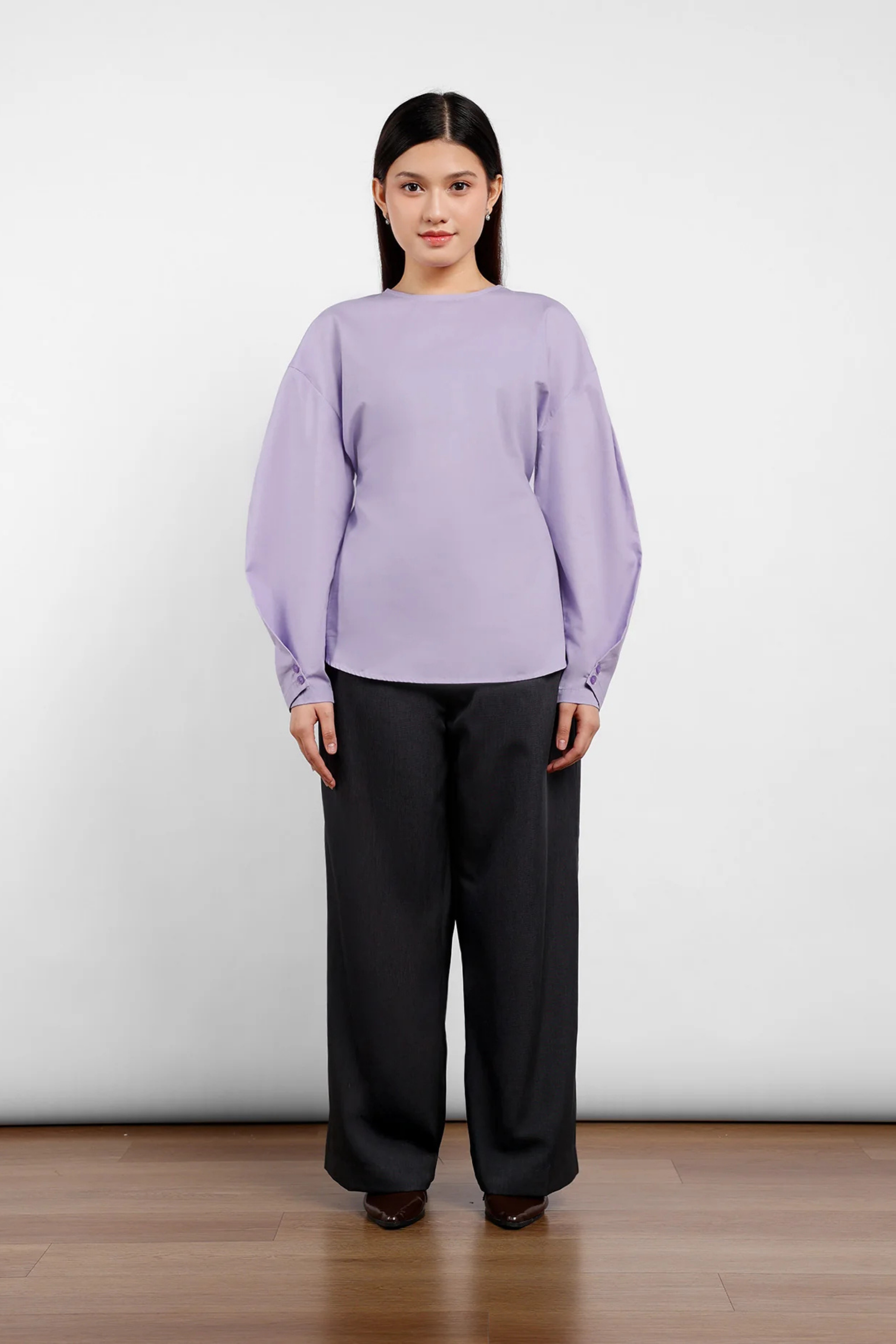 THENBLANK | Cloud Blouse Purple