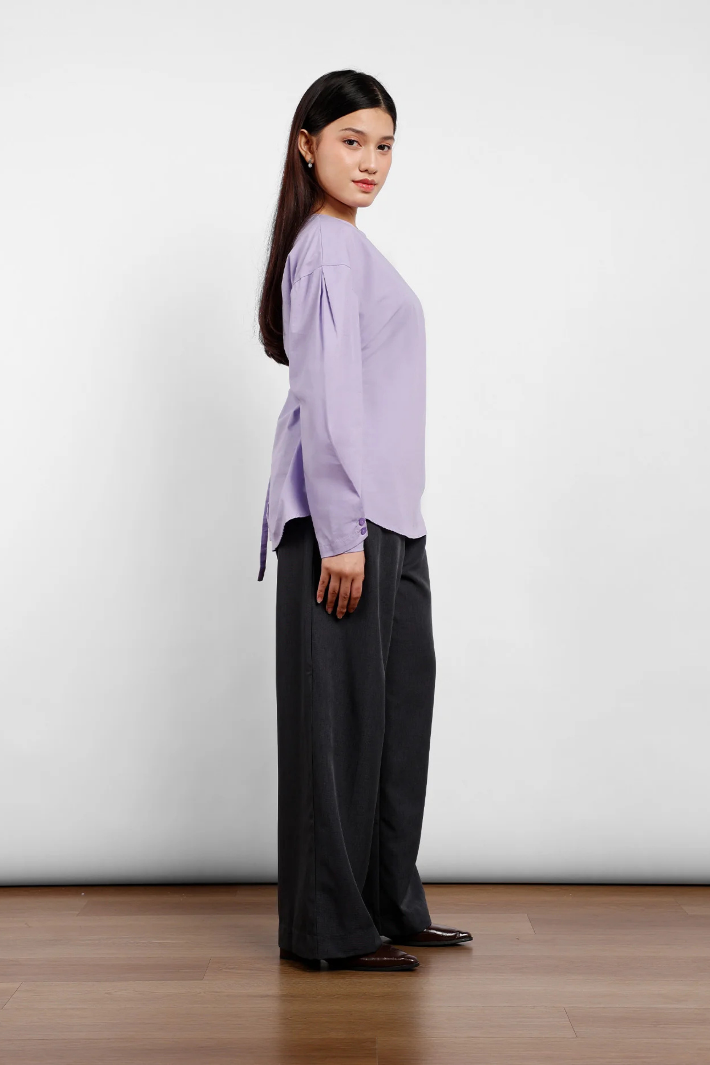 THENBLANK | Cloud Blouse Purple
