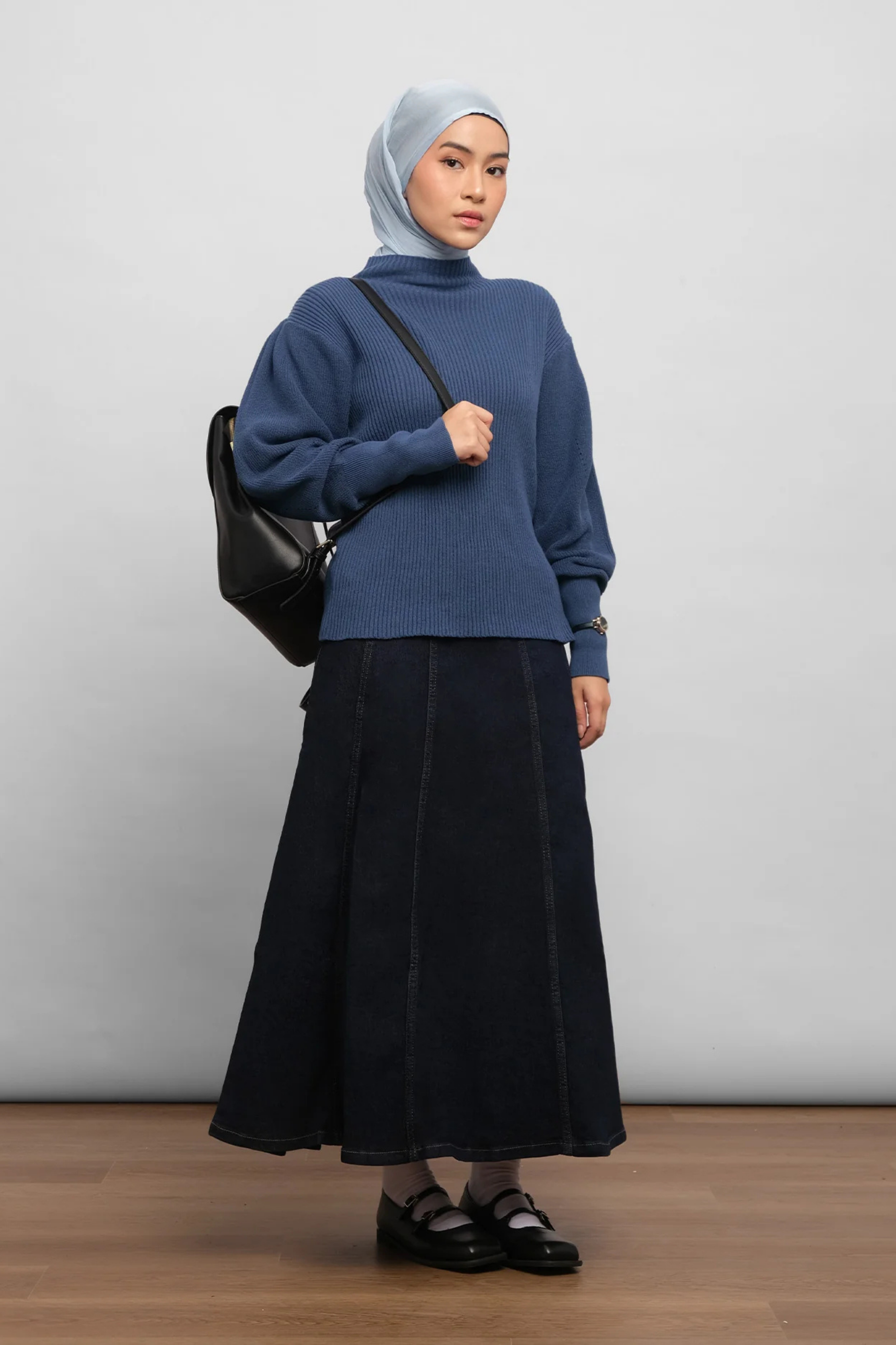 THENBLANK | Turtle Knit Denim