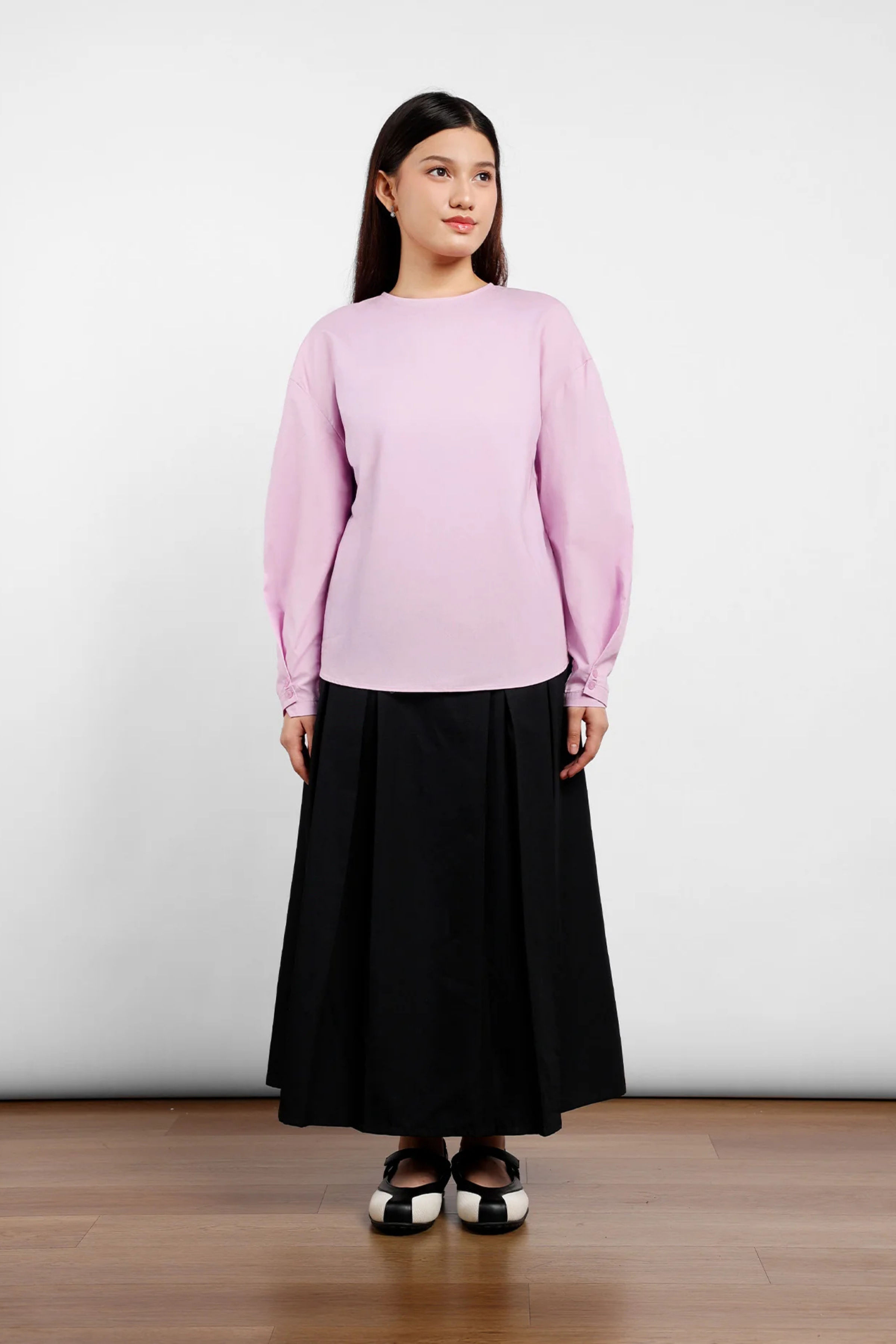 THENBLANK | Cloud Blouse Pink