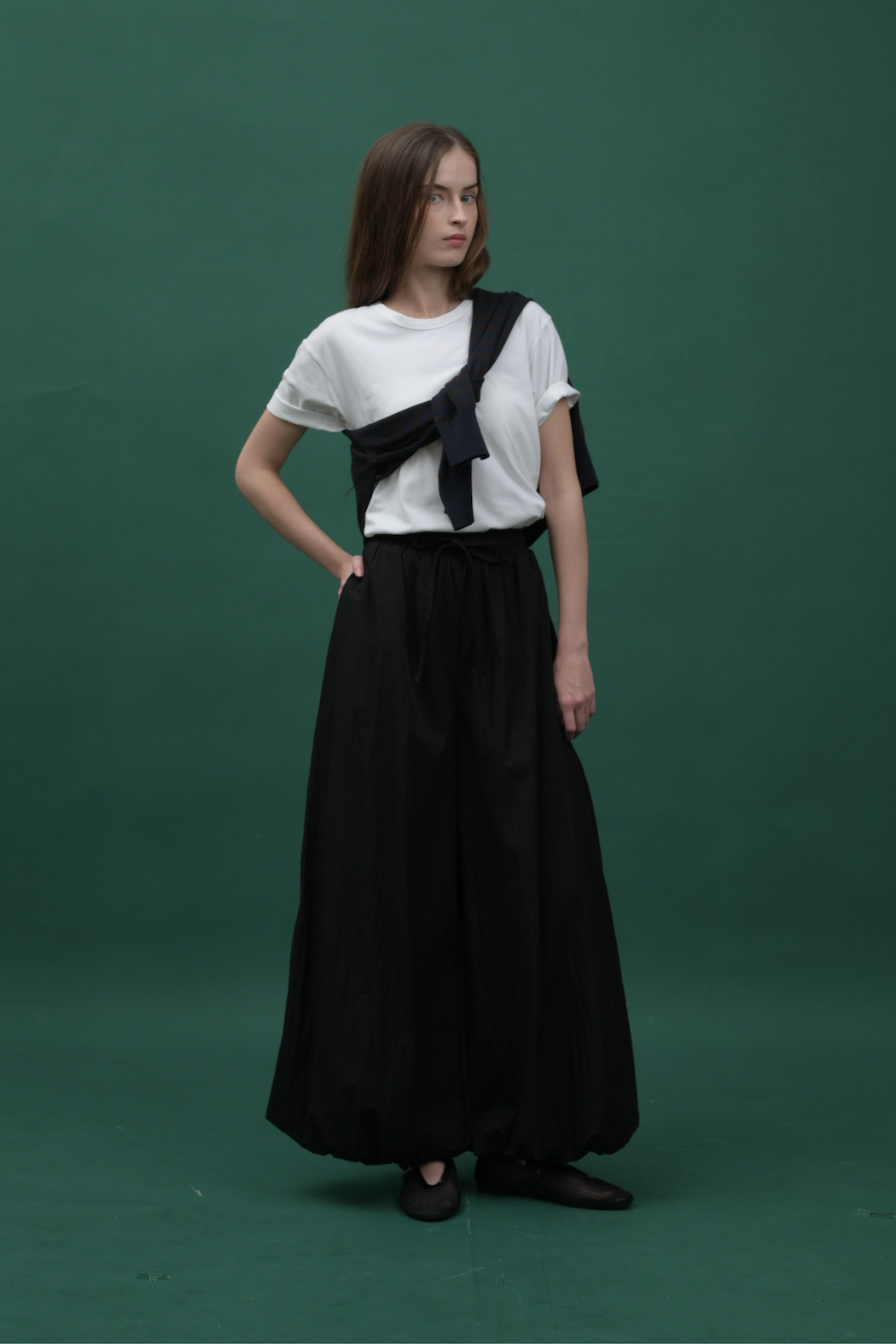 Nueta | Kano Balloon Black Pants