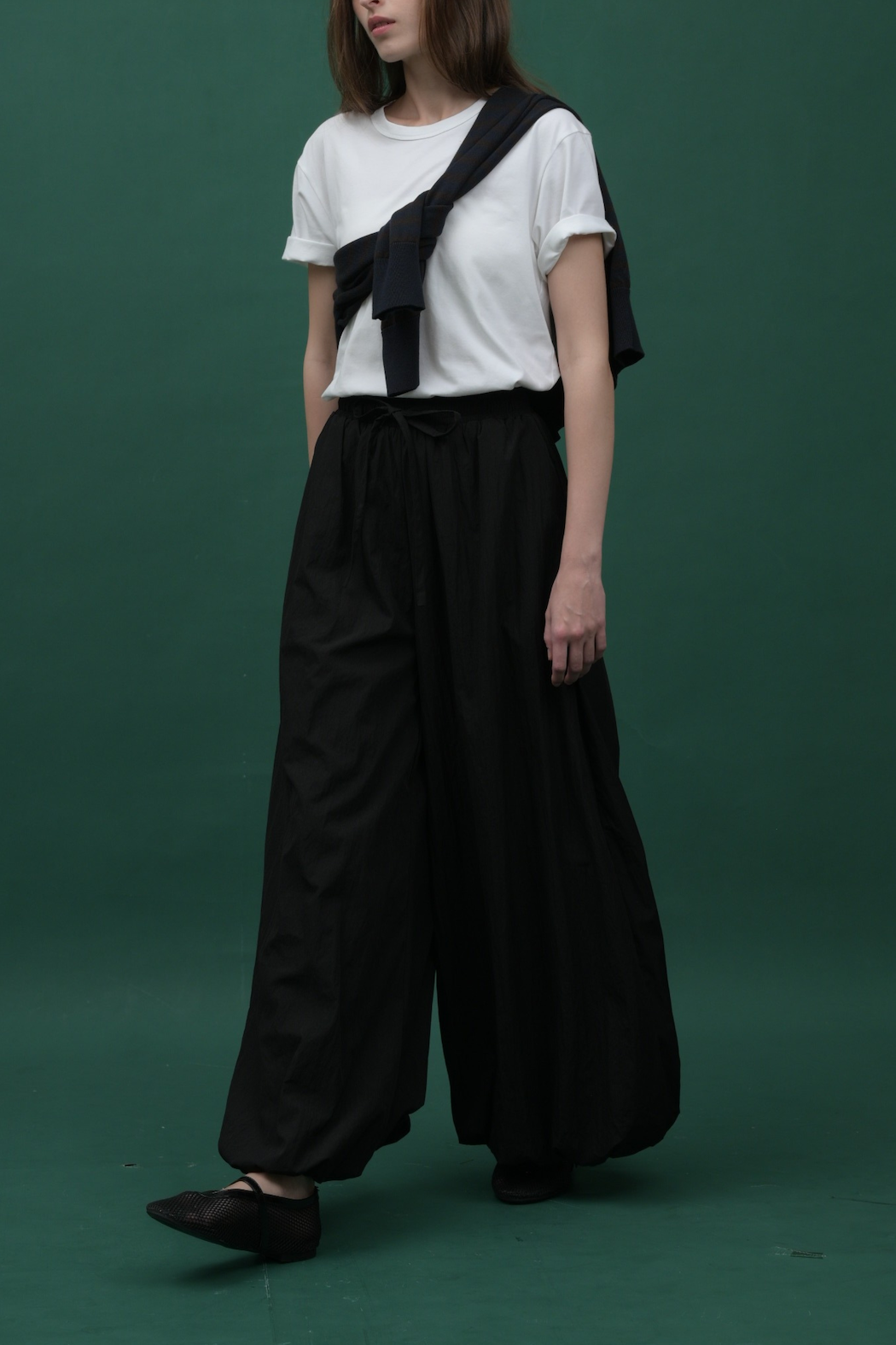 Nueta | Kano Balloon Black Pants