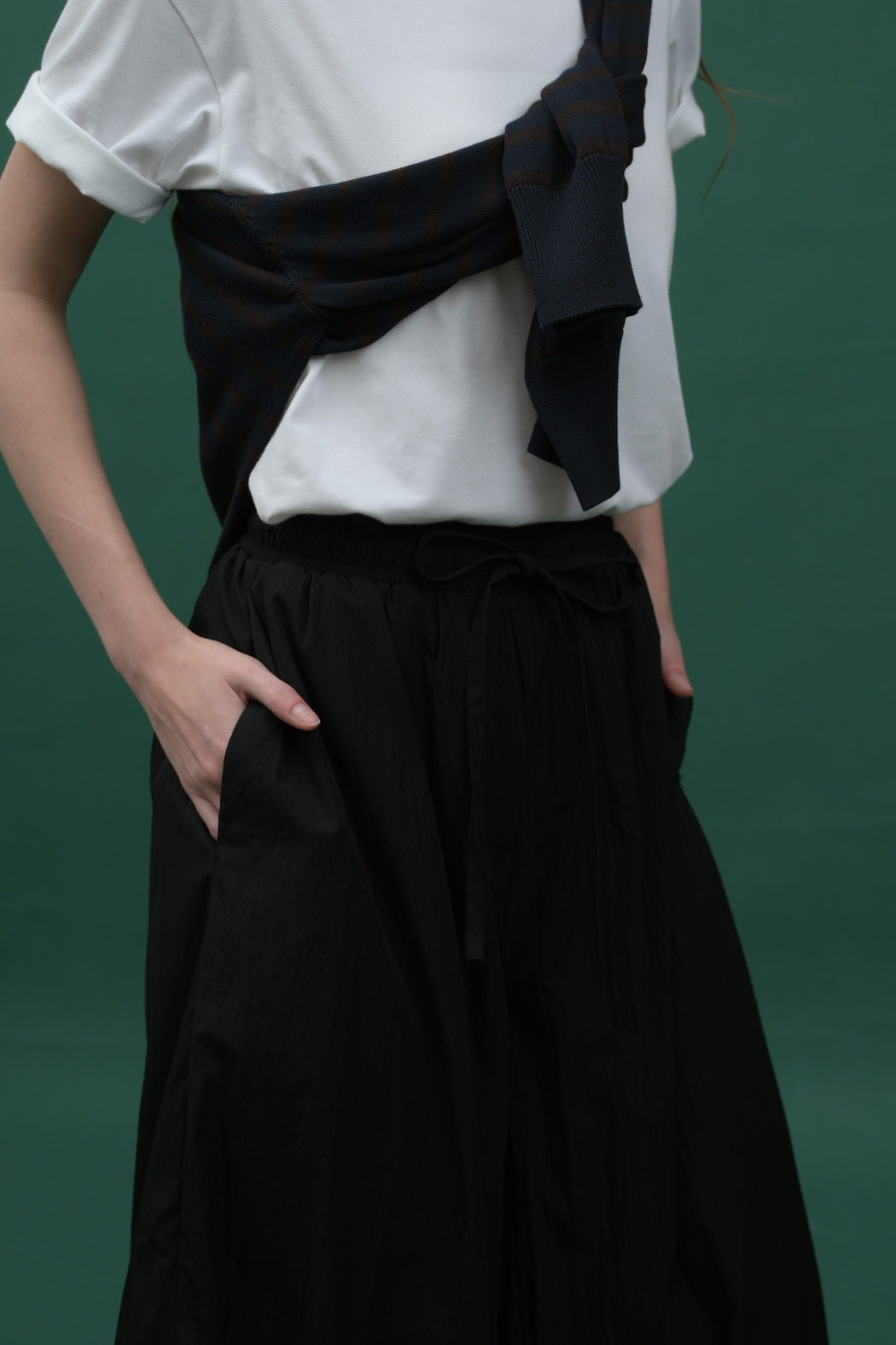 Nueta | Kano Balloon Black Pants